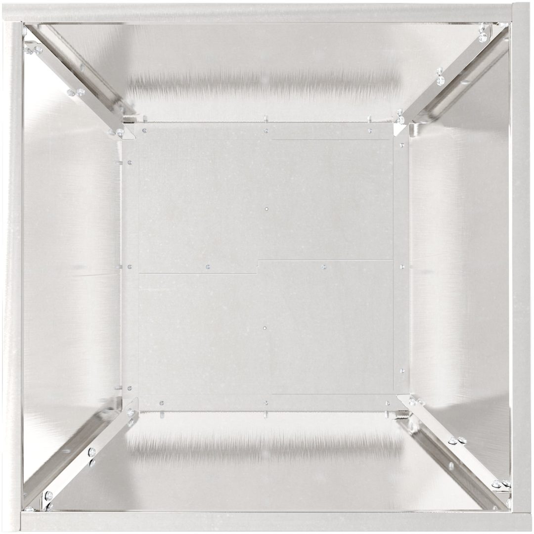 Metallplanterare Rostfritt Stål Rostfritt Stål vidaXL 40 x 40 x 15 cm – bild 9