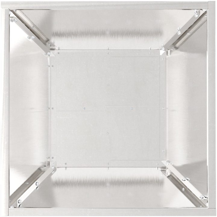 Metallplanterare Rostfritt Stål Rostfritt Stål vidaXL 40 x 40 x 15 cm – bild 9
