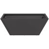 Metallplanterare Svart Metall Hållbar vidaXL 40 x 40 x 15 cm – miniatyr 6