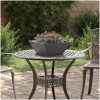 Metallplanterare Svart Metall Hållbar vidaXL 40 x 40 x 15 cm – miniatyr 1