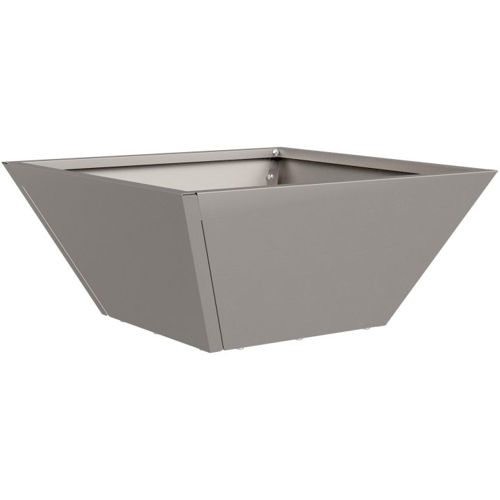 Metallplanterare Väderbeständig stål Hållbar vidaXL 35 x 35 x 15 cm – bild 2