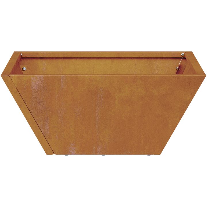 Metallplanterare Väderbeständig stål Hållbar vidaXL 35 x 35 x 15 cm – bild 6