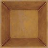 Metallplanterare Väderbeständigt stål vidaXL 50 x 50 x 15 cm – miniatyr 10