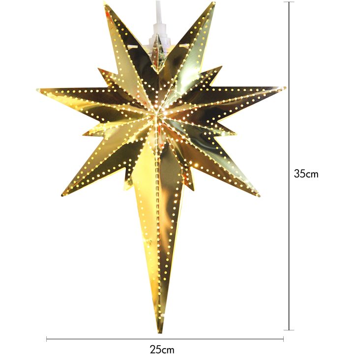Metallstjärna Betlehem Mässing Star Trading – bild 4