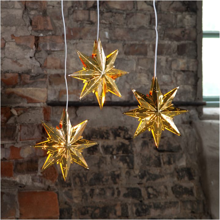 Metallstjärna Mini Mässing Star Trading – bild 9