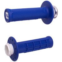 Micro-X Half-Waffle Lock-On Grips - Blue/Black ODI