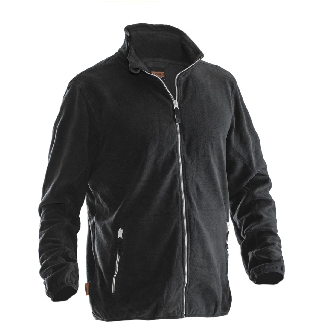 Microfleecejacka 5901 Practical Svart Jobman XXXL