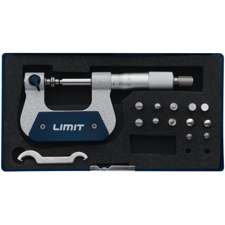 Mikrometer MME 25 / 50 LIMIT MIKROMETER MED 6SPETSAR 0-25MM – bild 3