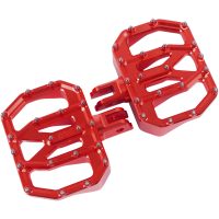 Mini Aggressor Floorboards - Red - Front - FL