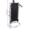 Mini löpband hopfällbart 93 x 36 cm svart vidaXL – miniatyr 9