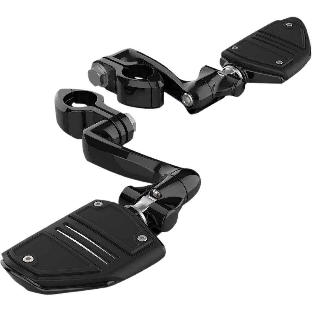 Mini Twin Rail Fotplattor Svart CIRO