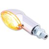 Miniblinkers smart Cateye Glödlampa Krom/Orange HIGHSIDER – miniatyr 3