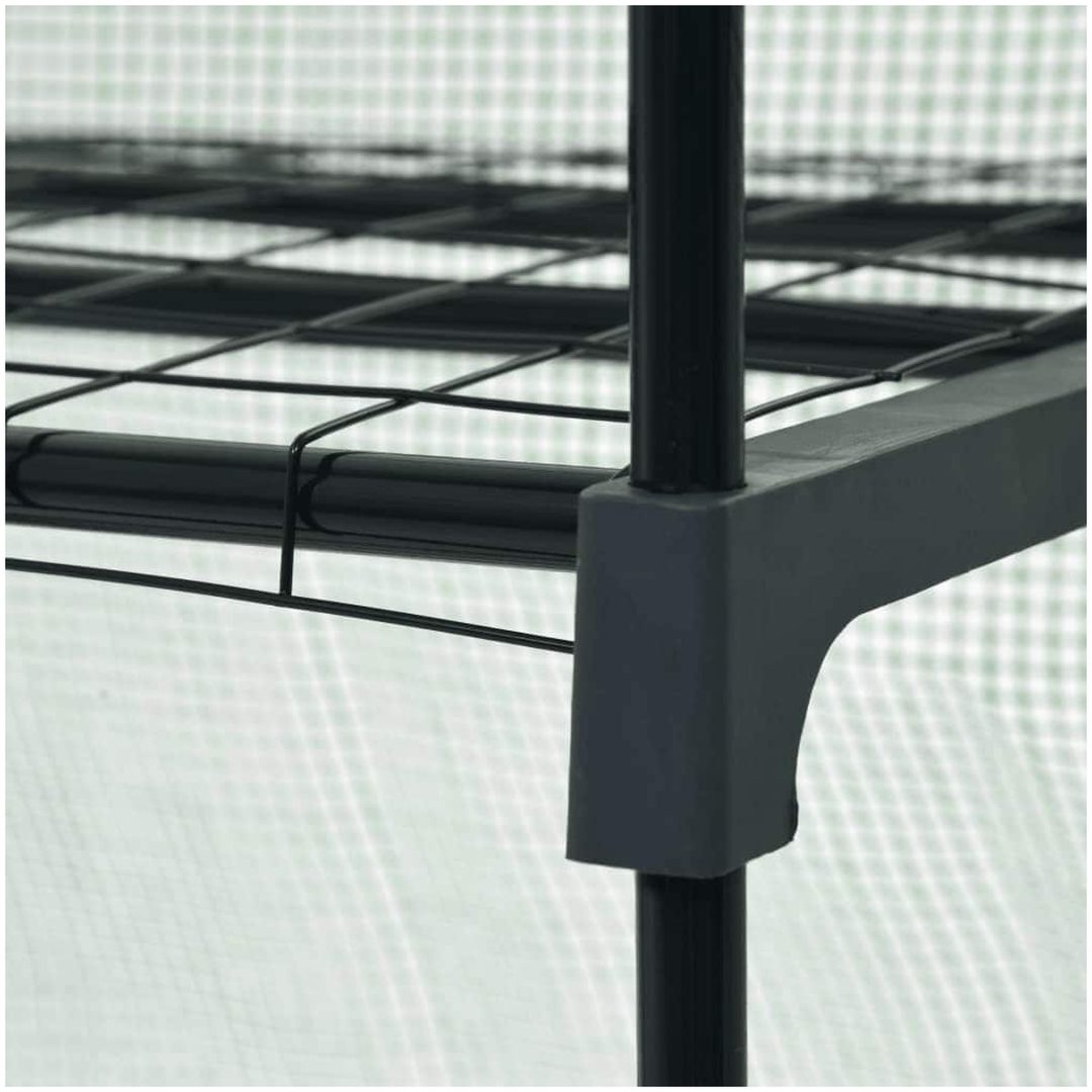 Miniväxthus 3 hyllor 69x49x125 cm vidaXL – bild 7