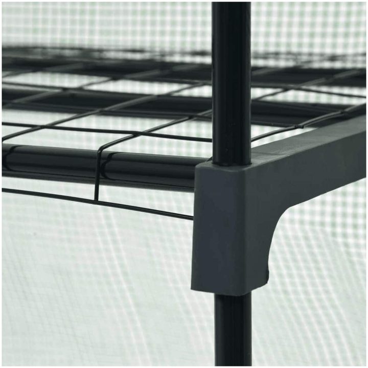 Miniväxthus 3 hyllor 69x49x125 cm vidaXL – bild 7