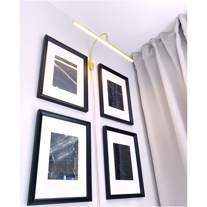 Miro Tavelbelysning Dimbar, ANETA HOME Guld – bild 5