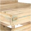 Mittensektion till pallsoffa impregnerad furu vidaXL – miniatyr 5