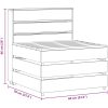 Mittensektion till pallsoffa impregnerad furu vidaXL – miniatyr 7