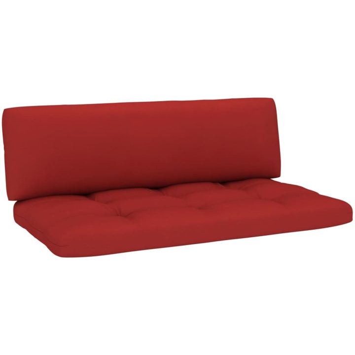 Mittensektion till pallsoffa vit impregnerad furu vidaXL – bild 5