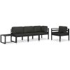 Mittensits till modulsoffa med dynor aluminium antracit vidaXL – miniatyr 12