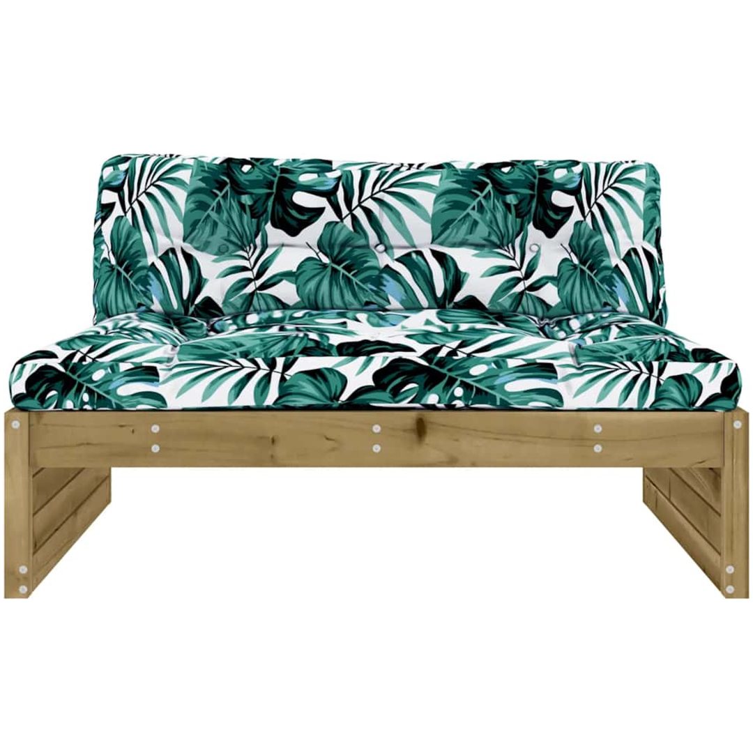 Mittensoffa 120x80 cm impregnerad furu vidaXL – bild 3