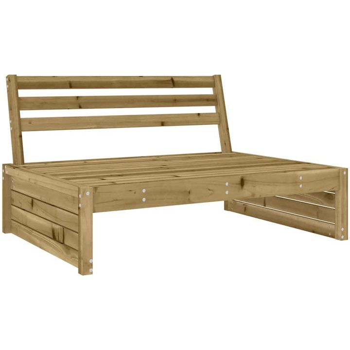 Mittensoffa 120x80 cm impregnerad furu vidaXL – bild 4