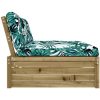 Mittensoffa 120x80 cm impregnerad furu vidaXL – miniatyr 5