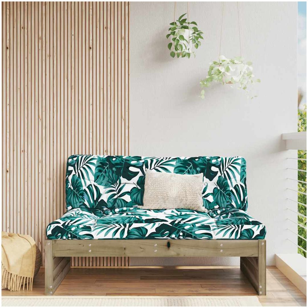 Mittensoffa 120x80 cm impregnerad furu vidaXL