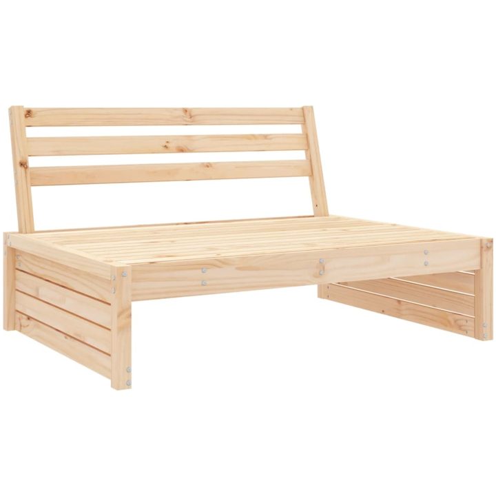 Mittensoffa 120x80 cm massiv furu vidaXL – bild 2