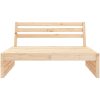 Mittensoffa 120x80 cm massiv furu vidaXL – miniatyr 3