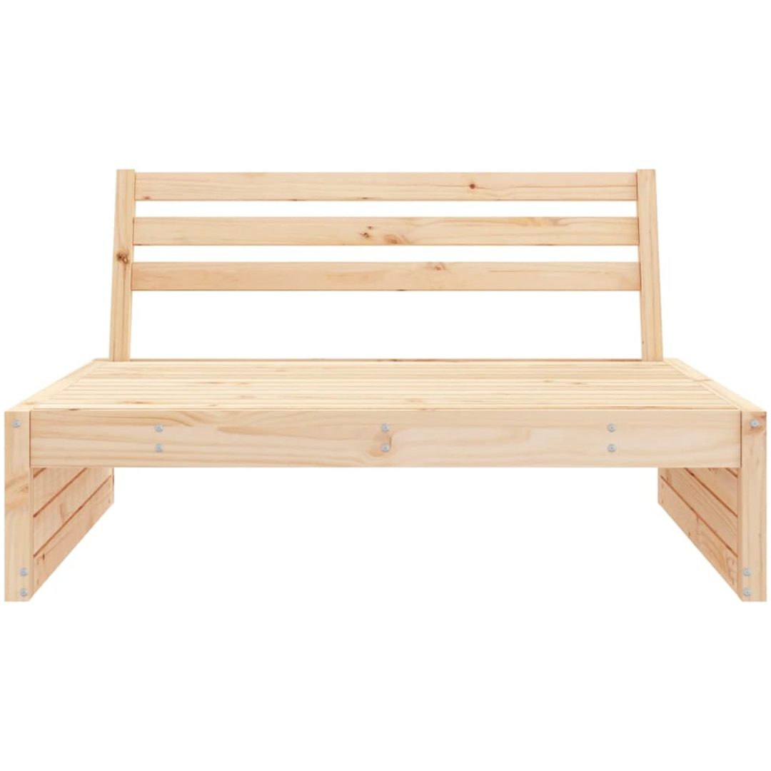 Mittensoffa 120x80 cm massiv furu vidaXL – bild 3
