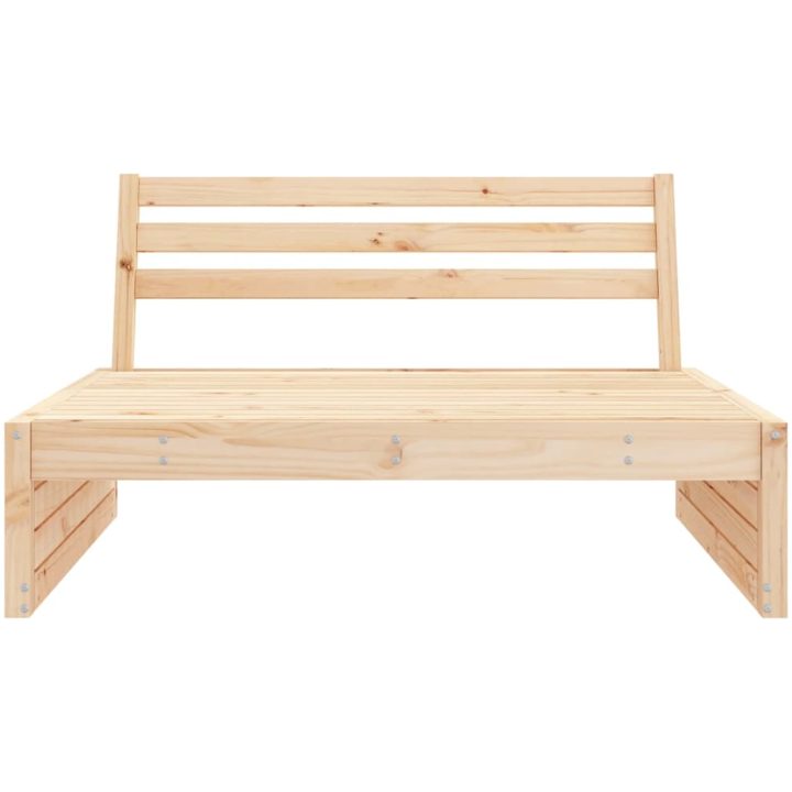 Mittensoffa 120x80 cm massiv furu vidaXL – bild 3