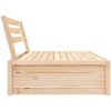 Mittensoffa 120x80 cm massiv furu vidaXL – miniatyr 4