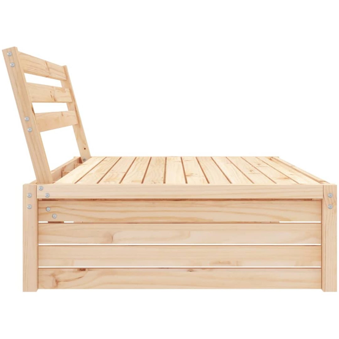 Mittensoffa 120x80 cm massiv furu vidaXL – bild 4