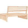 Mittensoffa 120x80 cm massiv furu vidaXL – miniatyr 5