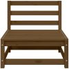Mittensoffa honungsbrun massiv furu vidaXL – miniatyr 4