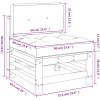 Mittensoffa med dynor impregnerad furu vidaXL – miniatyr 9