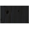 Mittensoffa svart 120x80 cm massiv furu vidaXL – miniatyr 7