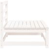 Mittensoffa vit massiv furu vidaXL – miniatyr 5