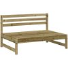 Mittensoffor 2 st 120x80 cm impregnerad furu vidaXL – miniatyr 3