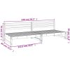 Mittensoffor 2 st 120x80 cm impregnerad furu vidaXL – miniatyr 8