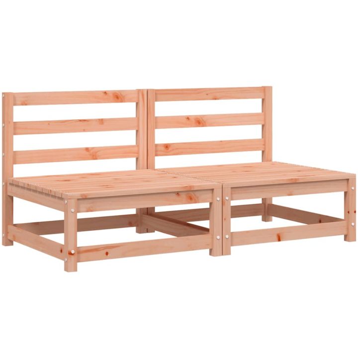 Mittensoffor 2 st 70x70x67 cm massivt douglasträ vidaXL – bild 2