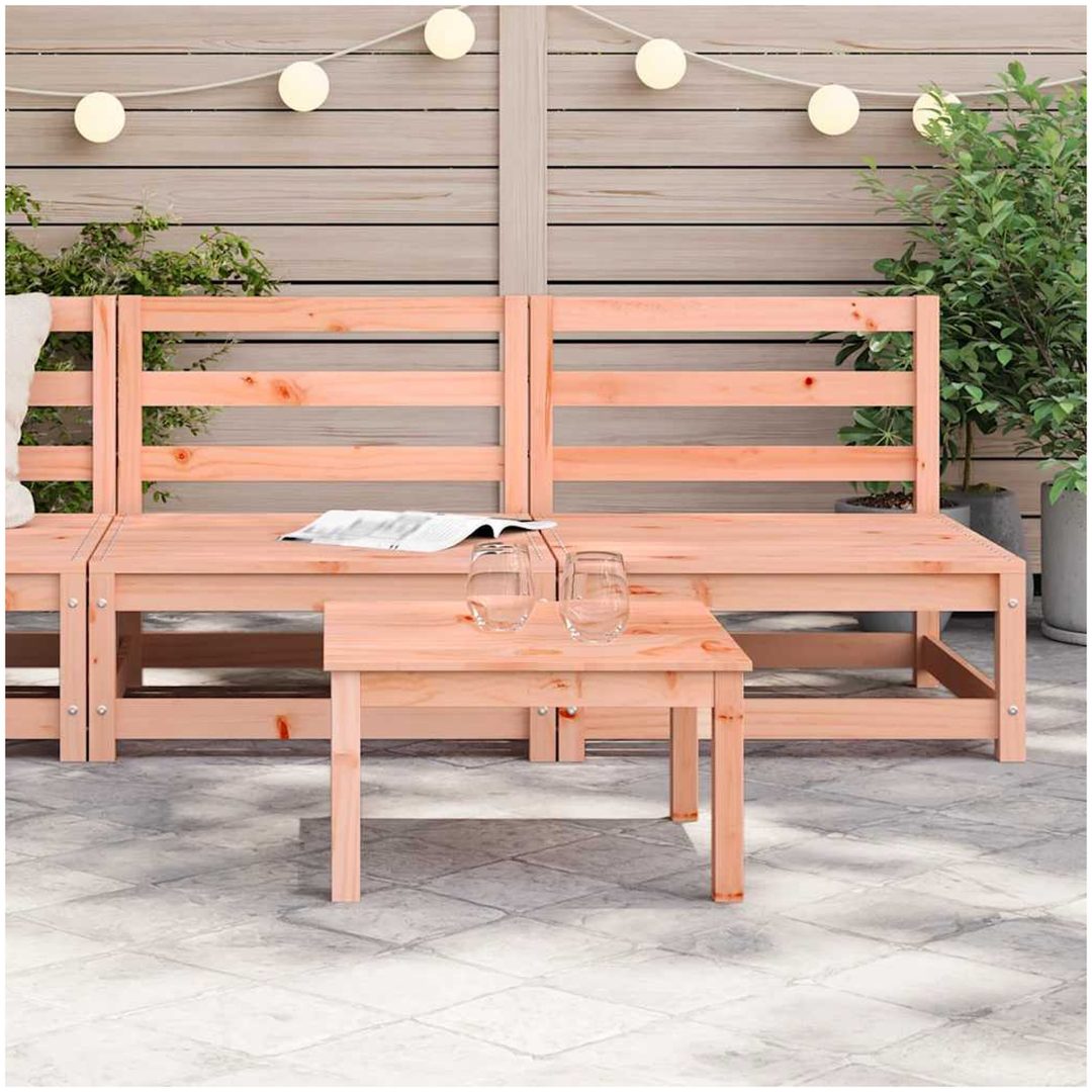 Mittensoffor 2 st 70x70x67 cm massivt douglasträ vidaXL – bild 3