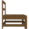 Mittensoffor 2 st honungsbrun massiv furu vidaXL – miniatyr 5