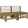 Mittensoffor 2 st impregnerad furu vidaXL – miniatyr 2