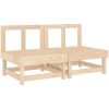 Mittensoffor 2 st massiv furu vidaXL – miniatyr 2