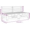 Mittensoffor 2 st massivt douglasträ vidaXL – miniatyr 8