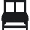 Mittensoffor 2 st svart massiv furu vidaXL – miniatyr 4