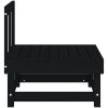 Mittensoffor 2 st svart massiv furu vidaXL – miniatyr 5