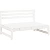 Mittensoffor 2 st vit 120x80 cm massiv furu vidaXL – miniatyr 3
