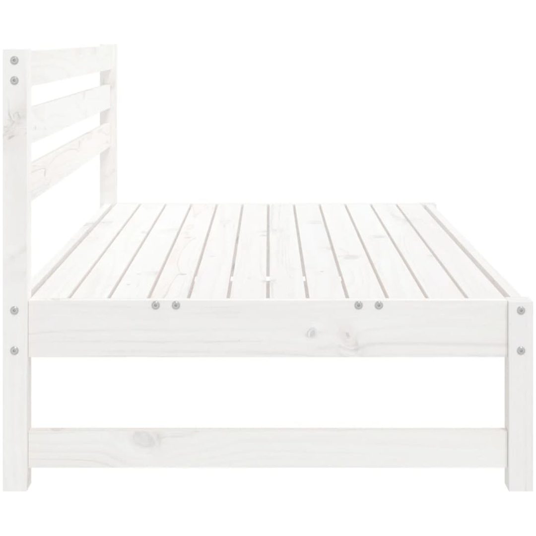 Mittensoffor 2 st vit 120x80 cm massiv furu vidaXL – bild 5